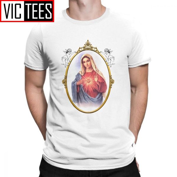 

virgin mary holy queen tees round collar short sleeve t shirts t shirts new classic large size classic sport hooded sweatshirt hoodie