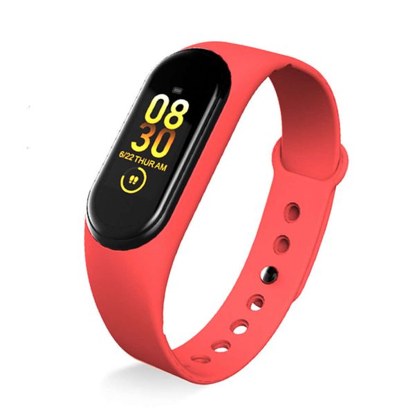 

m4 smart color screen heart rate blood prsure exercise bracelet ip67 waterproof ca