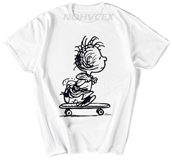 

cute peanuts charlie printed t shirt men anime cartoon cotton short sleeve funny tshirt fitness t-shirt sport hooded sweatshirt hoodie