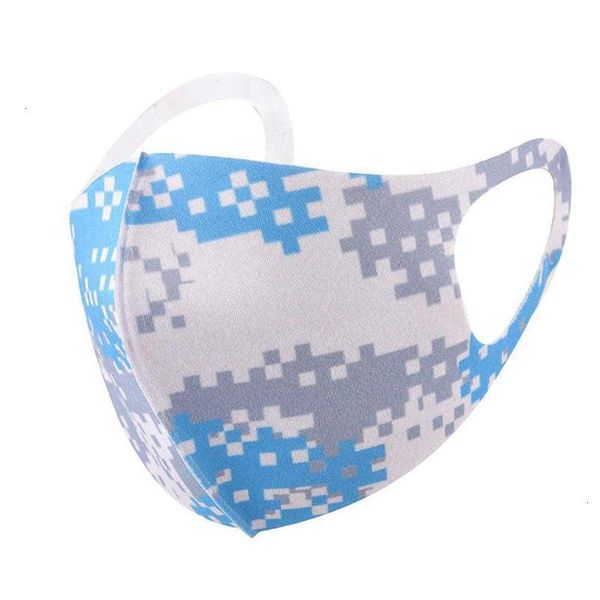 

black packaging new camouflage breathable antibacterial dustproof washable and reusable silk cotton mask in stock 7 iix39