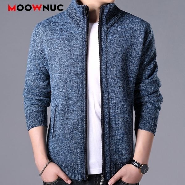 

sweaters spring male fashion cardigan homme mens clothes thick slim fit keep warm men solid smart casual sweaters moownuc 201106, White;black