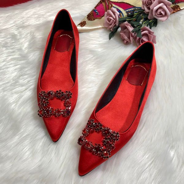 

свадебная обувь воды дрель квадратная кнопка указала высокие каблуки одного обуви свет шелк шелк сатин красный невесты обувь кожаную женщины, Black