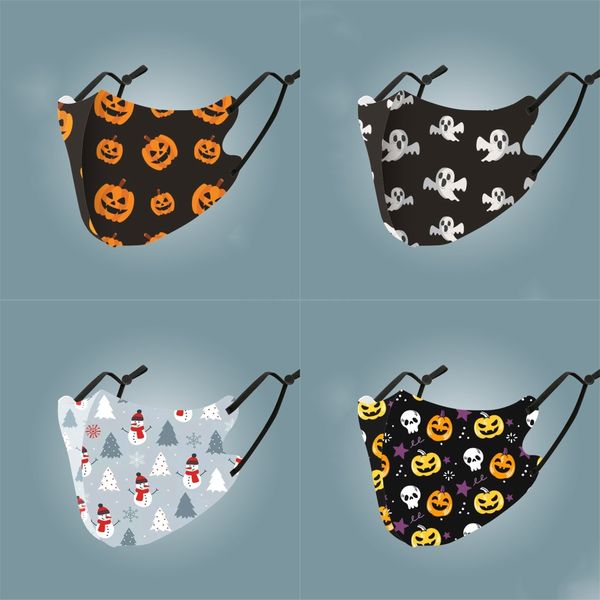 

leopard print pattern designer face mask 5 layer washable prective face mask fashion clh mouth mask#462, Black