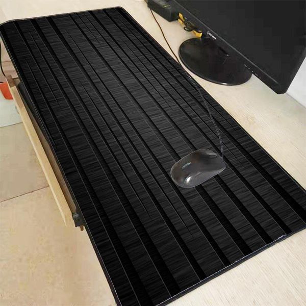 

xgz large all black texture mouse pad mat whole black desk table mousepad office cushion super big 60cm 70cm 80cm 90cm thicken