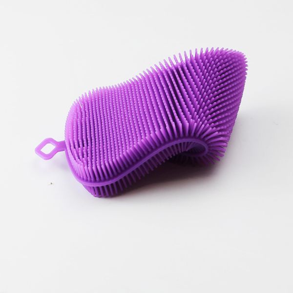 

bowl brush silica gel heat insulation decontamination wash dishes scrub multi function baijie cloth pot saucer brushs soap type 3gya p1