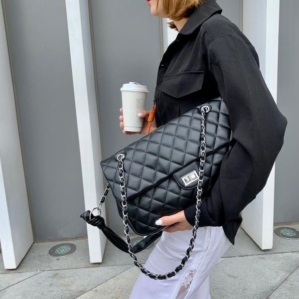

bag woman chain bag handbag new 2020 fashion winter shoulder slung generous