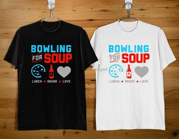 

new bowling for soup lunch drunk love black and white shirt usa size s-xxxl zm1 sport hooded sweatshirt hoodie