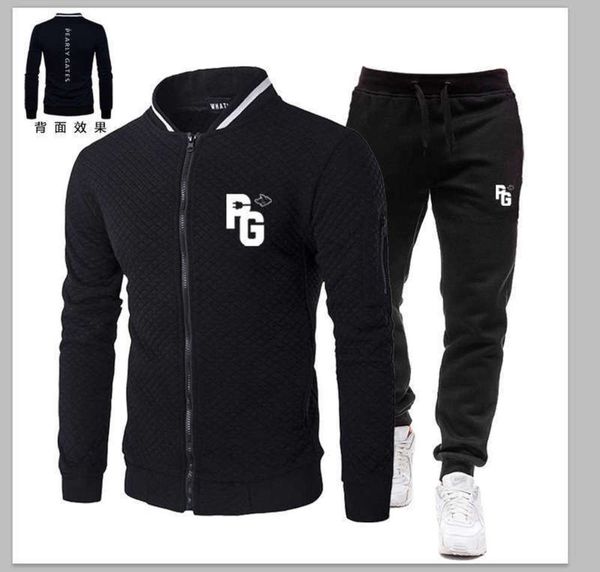 

versatile new autumn and trend winter sweater sports cardigan suit loose clothes men's coat, Gray