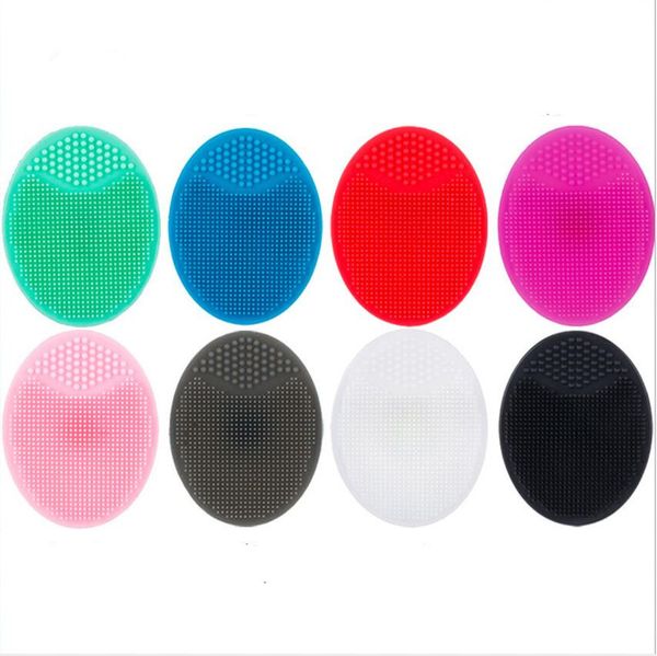 

silicone brushes facial exfoliating brush baby shampoo massage brush holder facial exfoliating brushes spa skin scrub cleanser tool lsk2019