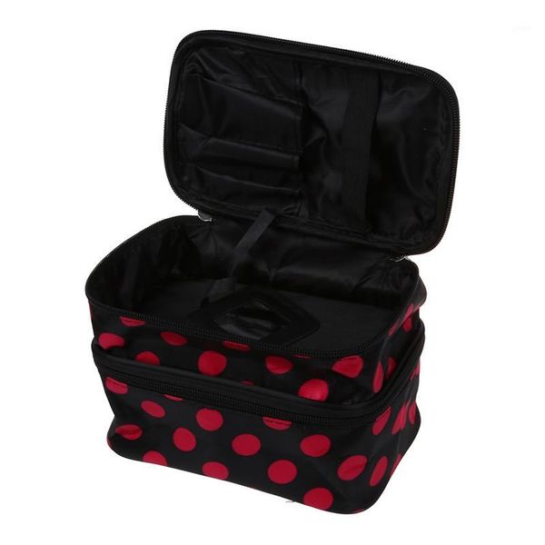 

cosmetic bags & cases peas pattern makeup case with 2 zipper1