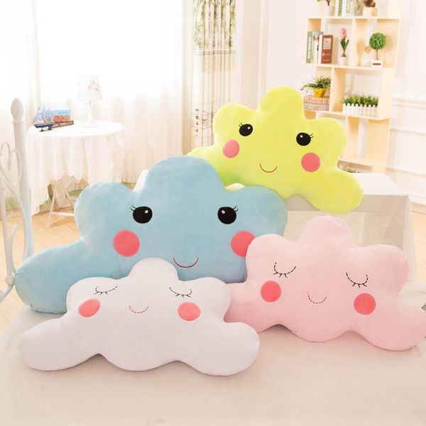 

dfh облако подушка синий белый розовый творческий подушка мягкие дышащие подушки с pp хлопок мода милый высокого качества домашнего декора