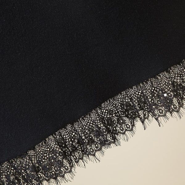 

new 2021 medium spring long knitting female lace two black skirt y285 1nxq er6n