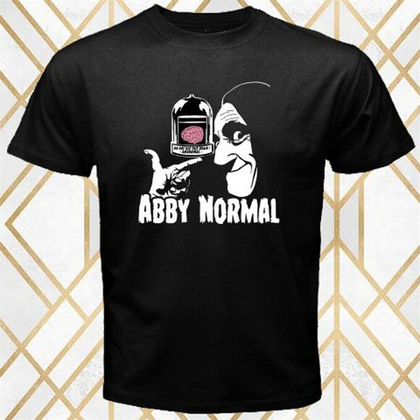 

abby normal horror movie frankenstein logo men's black t-shirt size s - 3xl Â latest new style tee shirt sport hooded sweatshirt hoodie