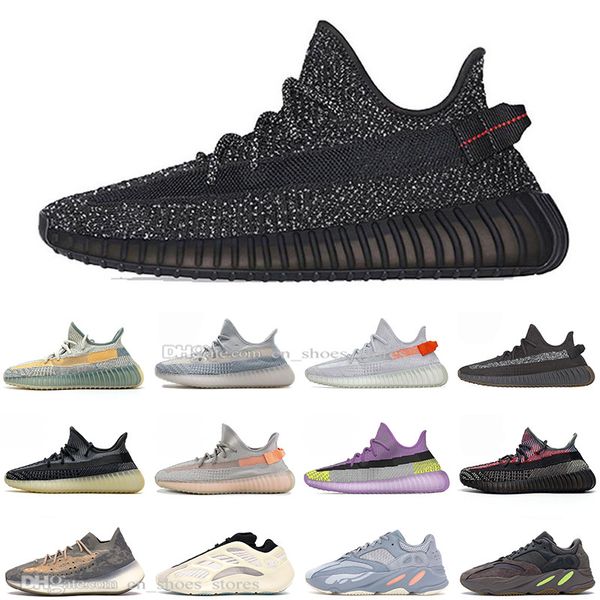 

исрафил black static светоотражающего kanye west мужчина кроссовки desert sage new ешая synth citrin земли азриэл мужчины женщины тренеры кр