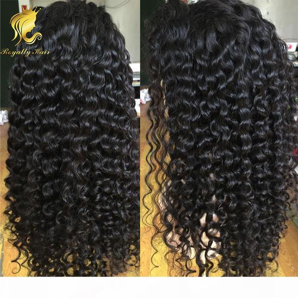 

full lace front human hair wigs loose deep wave lace front wig pre plucked brazilian frontal closure lace wig remy hair, Black;brown
