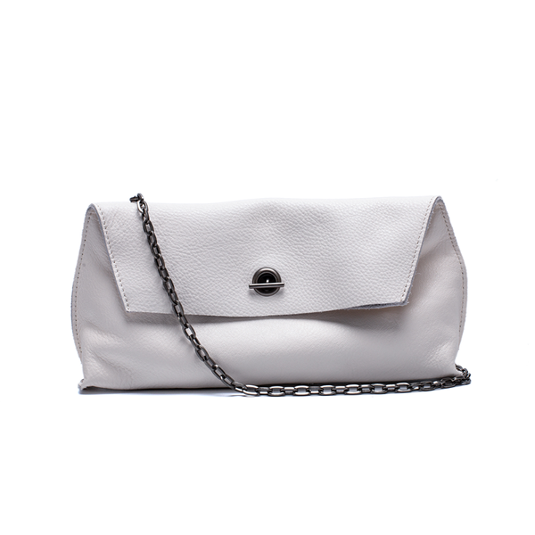 

women white genuine leather baguette bag vintage shoulder bags ladies casual and elegant baguette carry underarm bags female