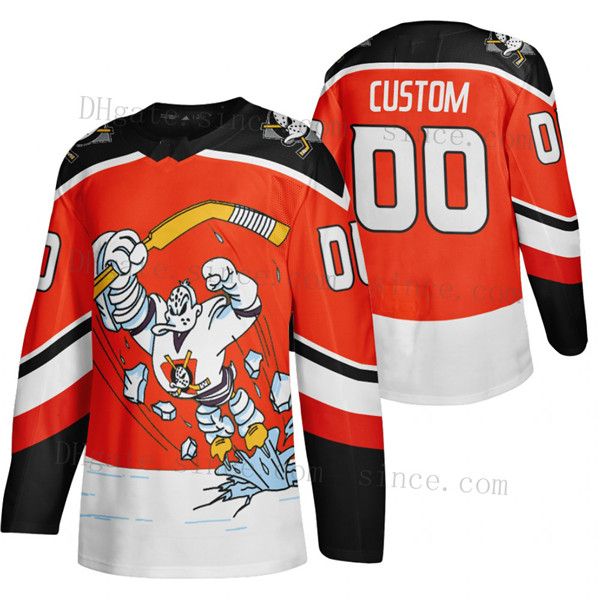 

пользовательские вратарские вырезать anaheim ducks райан getzlaf 2020-21 reverse ретро трикотажного кеслер shattenkirk jakob silfverberg man, Black;red
