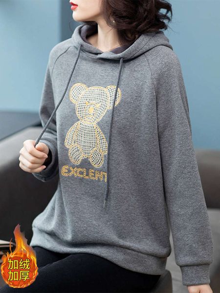 

cashmere and thickened sweater women's autumn winter 2020 new korean loose foreign style grey short jacket, Black