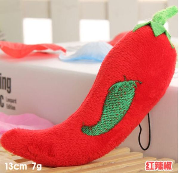 

новые симпатичные 7cm немного перца плюшевой мягких игрушки куклы 2colors малого брелок подвеска плюшевые куклы kid подарочные игрушки jllxy