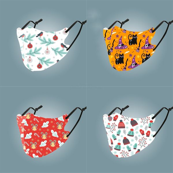 

party venice mask for adults fashion printed half face masks festival supplies#906, Black