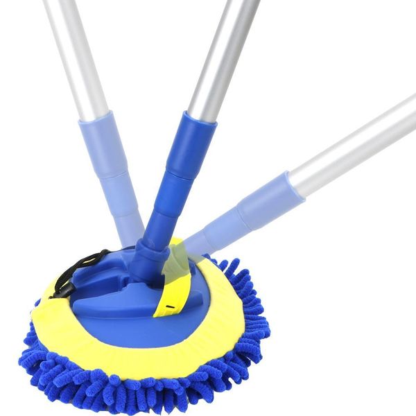 

leepee chenille broom telescoping long handle cleaning mop car cleaning brush accessories car wash brush h wmtmfp