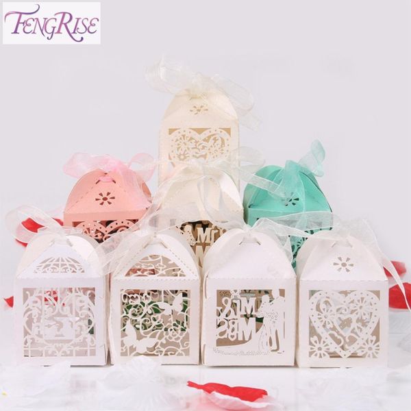

fengrise mr mrs 50 baby shower резки птицы candy box ленты свадебные подарки для гостей birthday party decoration bbyvai bwkf