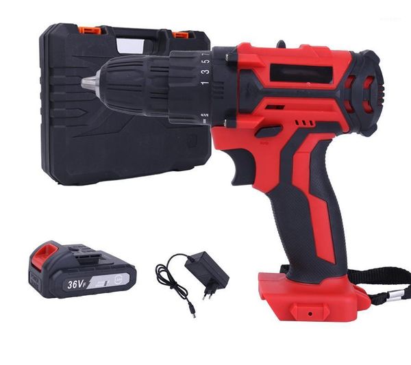 

12/18/36v electric drill 2 speed cordless screwdriver 35 n.m torque electric drill machine mini hand wireless power tools1