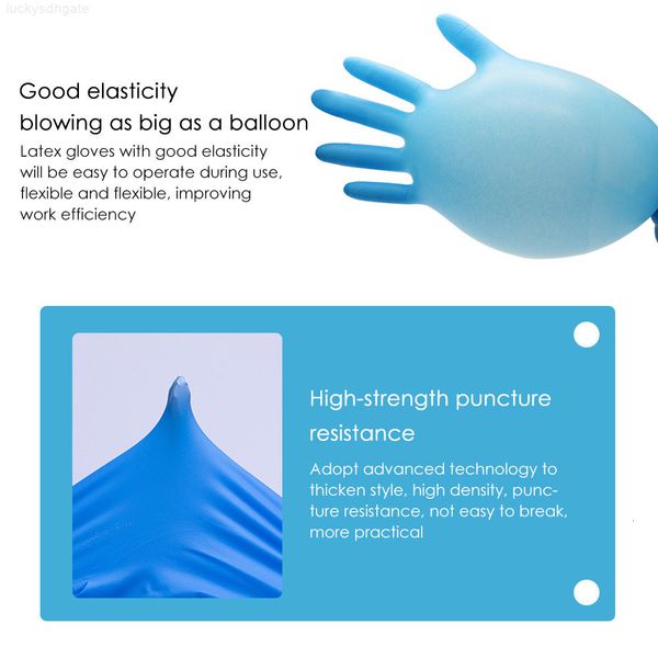 

factoryxeswgarden mechanic nitrile exam universal rubber cleaning comfortable disposable gloves 201021