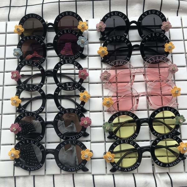 

colorful diamond flower women sunglasses small round eyewear summer beach sun glasses uv400 vintage letter eyeglass gafas de sol1, White;black