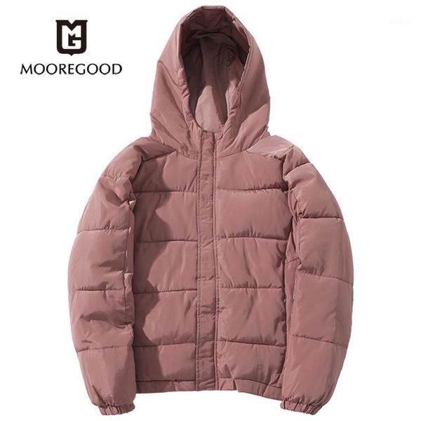 

mooregood male parka coats jackets fashion men hoody parka coat autumn winter warm men's long sleeve solid color windproof coat1, Black
