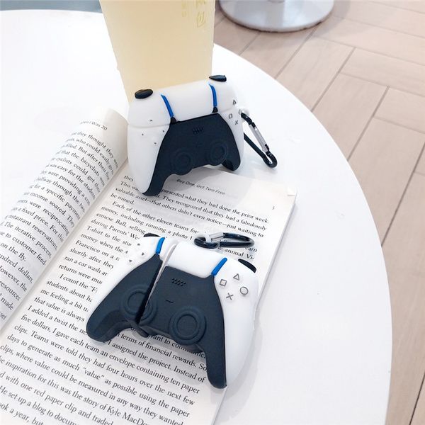 Marke PS5 Spielkonsole Griff 3D Fall für AirPods 1 2 Pro Lade Box weiche Silikon drahtlose Bluetooth Kopfhörer schützen Abdeckung Fälle MQ50