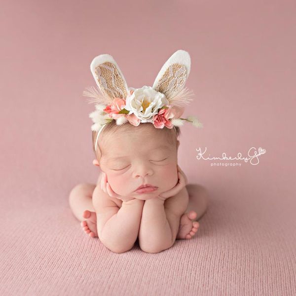 

hair accessories baby lace girls head band infant born bows headwear hairband headwrap floral headbands pography prop, Slivery;white