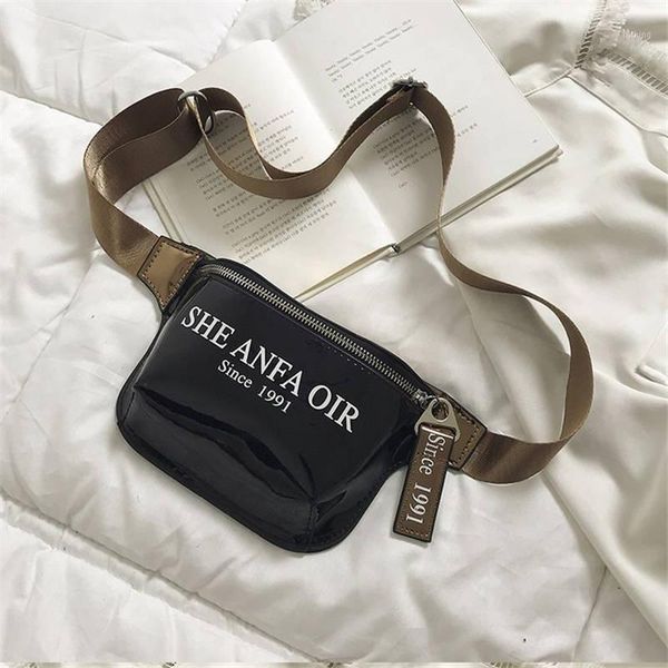 

women letter print waist pack cool fanny pack for girls belt bum bag1