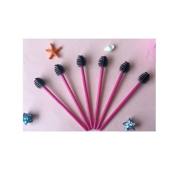 

100pcs/lot new -shaped disposable eyelash brush eyelash roll color eyelash brush 100pcs bbyjzr
