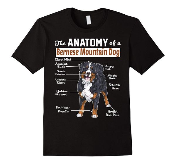 

new fashion 's hipster tees the anatomy of a bernese mountain dog printed sport hooded sweatshirt hoodie t shirt