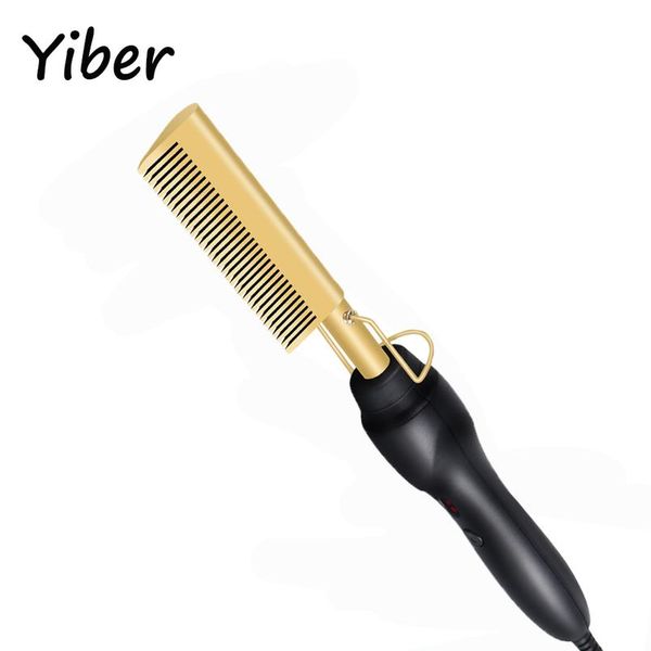 

выпрямитель горячей гребешки профессиональные волосы плоские утюги керлинг кисти титановый сплав волос выпрямиться от экологически чистых sq, Silver