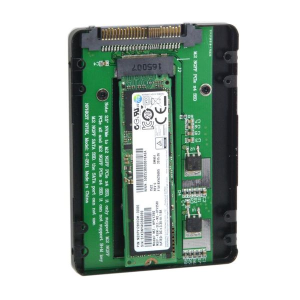 

computer cables & connectors xiwai sff-8639 nvme u.2 to ngff m.2 m-key pcie ssd case enclosure converter for mainboard replace intel 750 p36