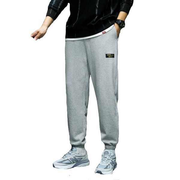 

men's pants casual autumn tracksuit street wear sweatpants, Black