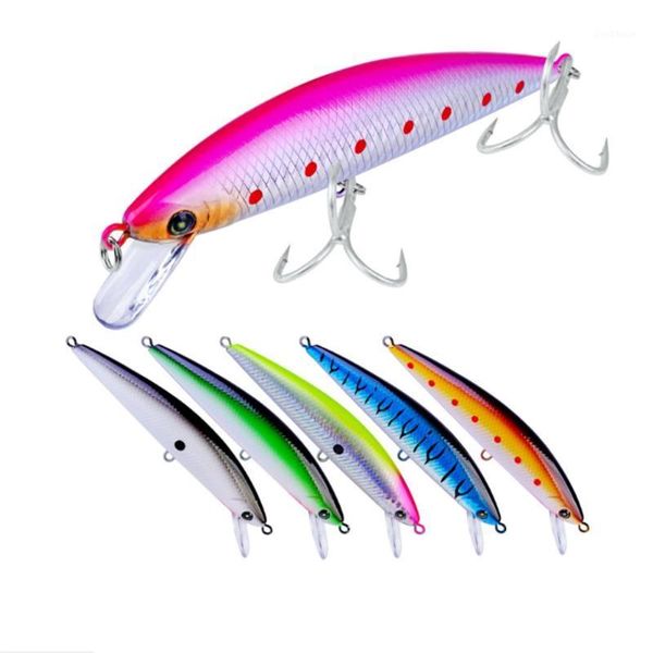 

1pcs 13cm 41g minnow fishing lure fish wobbler tackle crankbait artificial japan hard bait swim baits 2# hooks fishing tackle1