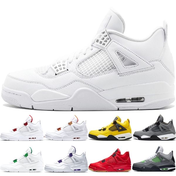 

classic basketball shoes 4 4s black cat black pizzeria carnival cool grey count purple denim encore fire red sneakers man sport shoes