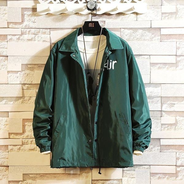 

men's coat jacket fashion casual wear hip-hop men's coat loose trend new printing large size clothing1, Black;brown