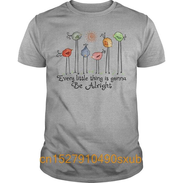 

summer fashion men's t-shirt cotton men's short sleeve t-shirts every little thing is gonna be alright shirt sport hooded sweatshi