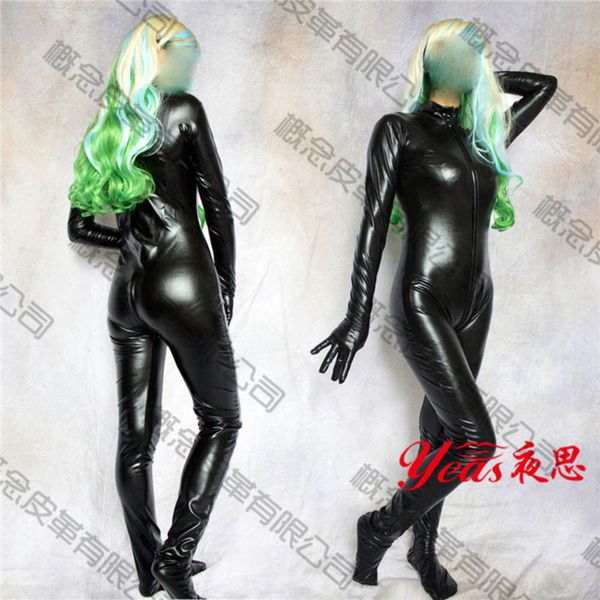 

binding underwear, patent leather, black cloth, articl, night club performance props and costum, Black;white