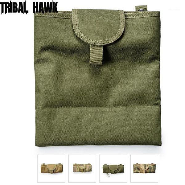 

outdoor bags 26x29cm molle system hunting tactical magazine dump drop pouch ammo recycle waist pack army traning accessories1