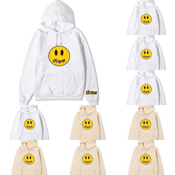 

nicyr same drew bieber trendy street and wo smiling face and sweatersweater couple's trendy drew hoodie bieber women's street men, Black