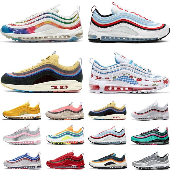 

2021 active womens mens running shoes 97s south beach mschf x inri jesusÂ sean wotherspoon sneakers sports trainers size 36-46