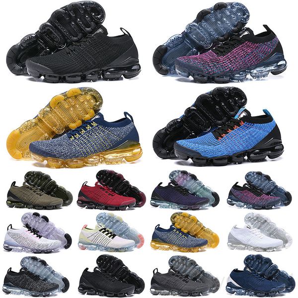 

2019 chaussures moc 2 laceless 2.0 casual shoes triple black designer mens women sneakers fly white knit cushion trainers zapatos jh6v