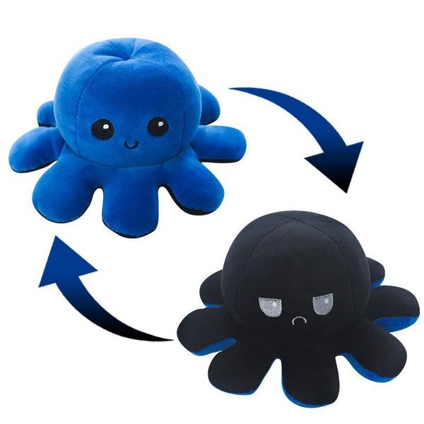 

two sided ocs plush stuffed doll toy different moods soft simulation ocs plush toy for kids cute animal doll h wmtjze