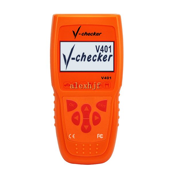 

diagnostic multi car scanner scanner v-checker v401 case for bmw series, professional universal auto diagnostic tool, oil reset tool