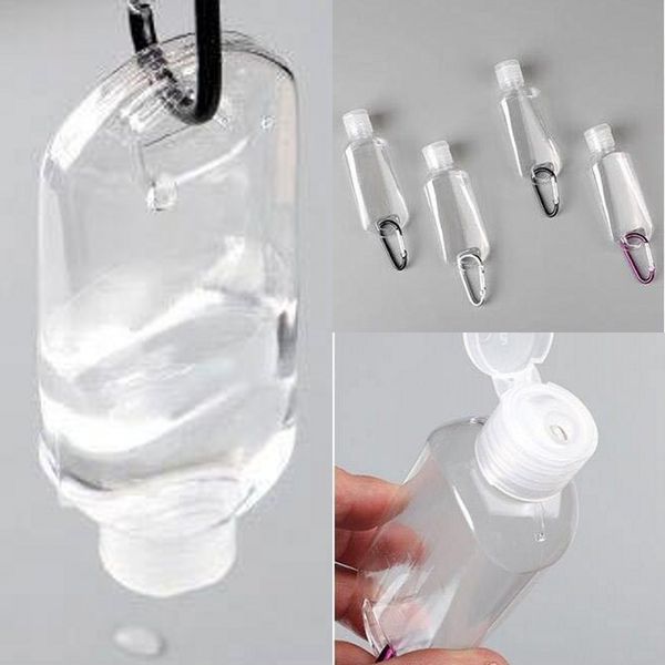 

50ml hook bottle petg barbed bottle hand liquid bottle gelmountaineering button matching hook the latest 2020 0 83jz m2